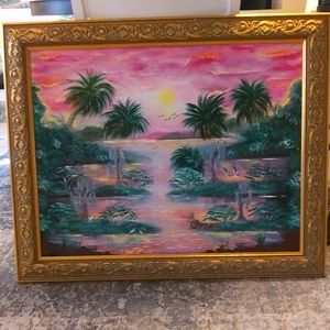 SOLD ON EXHIBIT Nature Bird PAINTING.... on EXHIBIT THROUGH APRIL